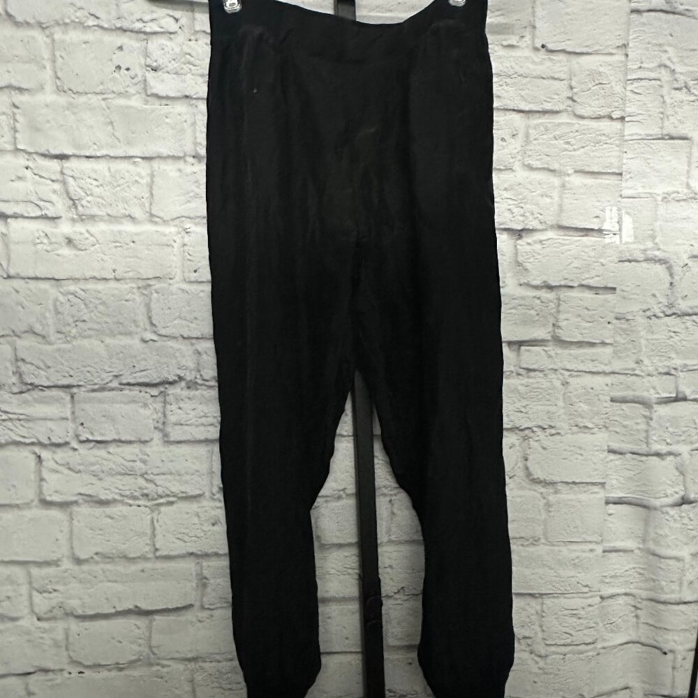 ATM Black Silk Pants